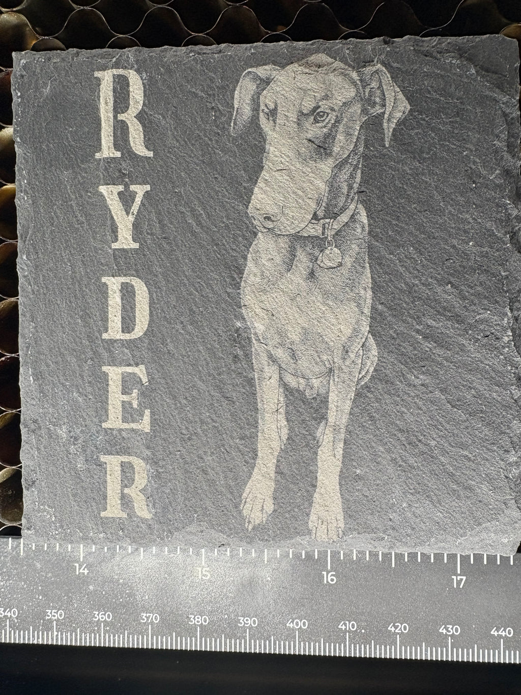 4" Personalized Slate Coaster