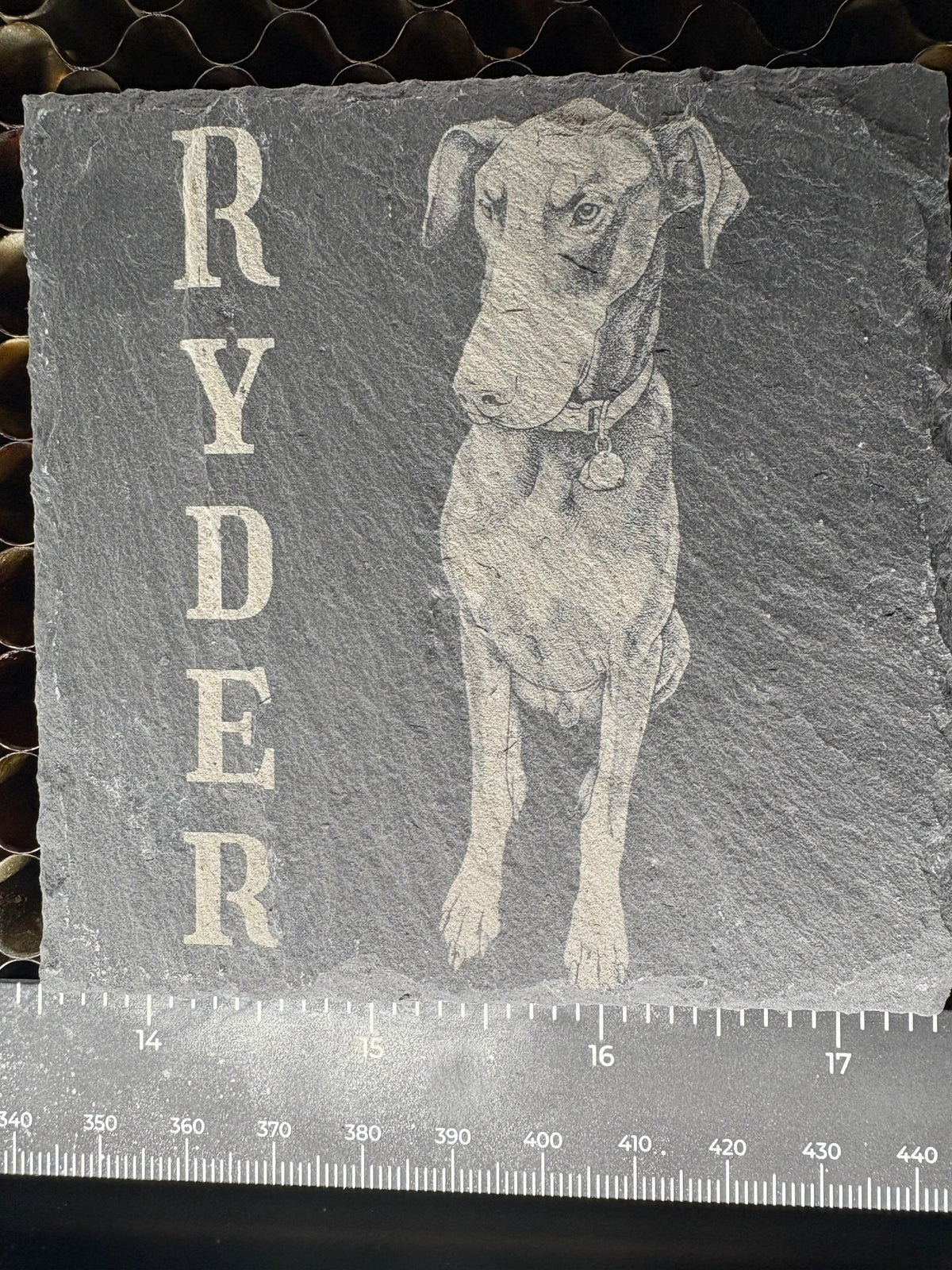 4" Personalized Slate Coaster
