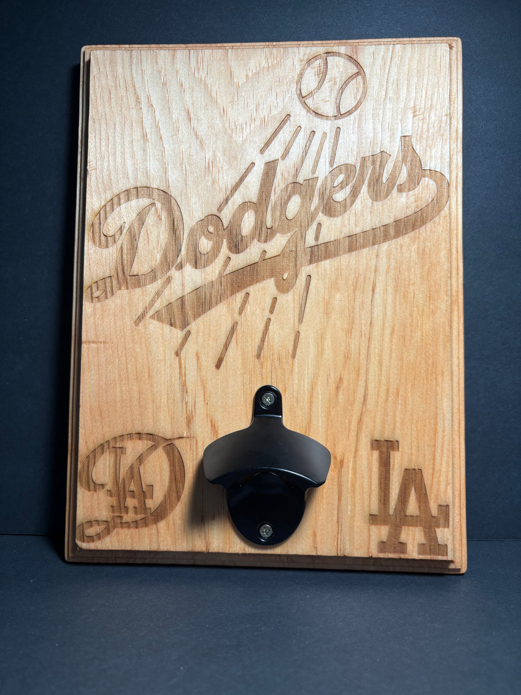 Personalized 9" × 12" Wall-Mounted Bottle Opener