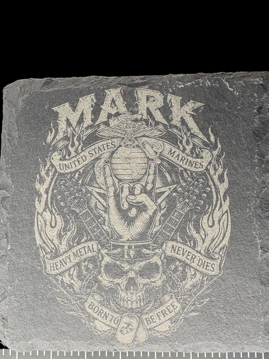 4" Personalized Slate Coaster