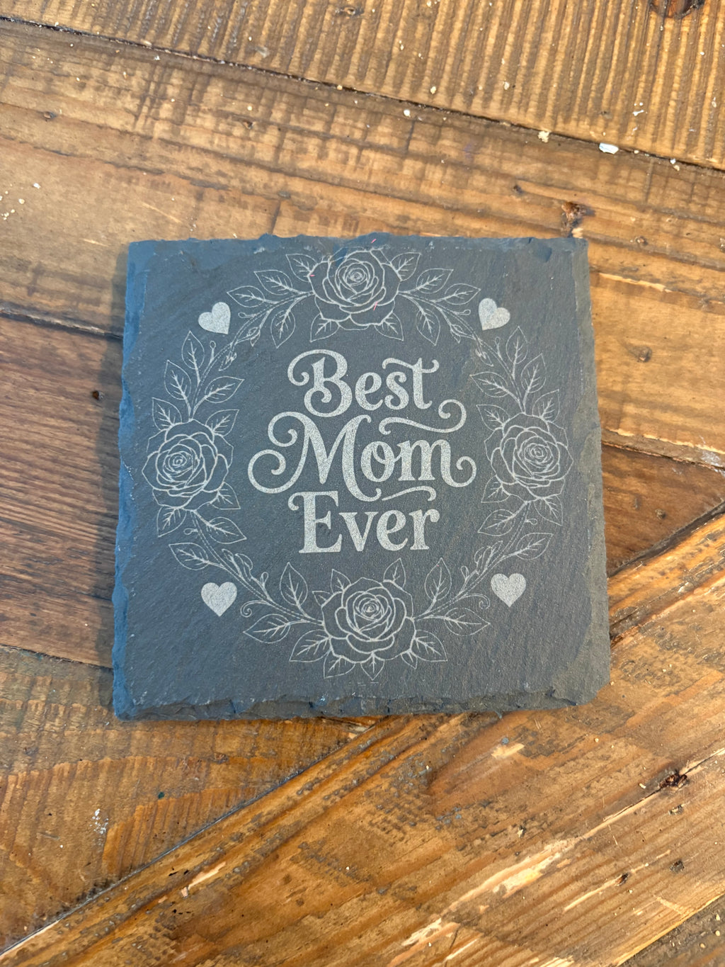 4" Personalized Slate Coaster