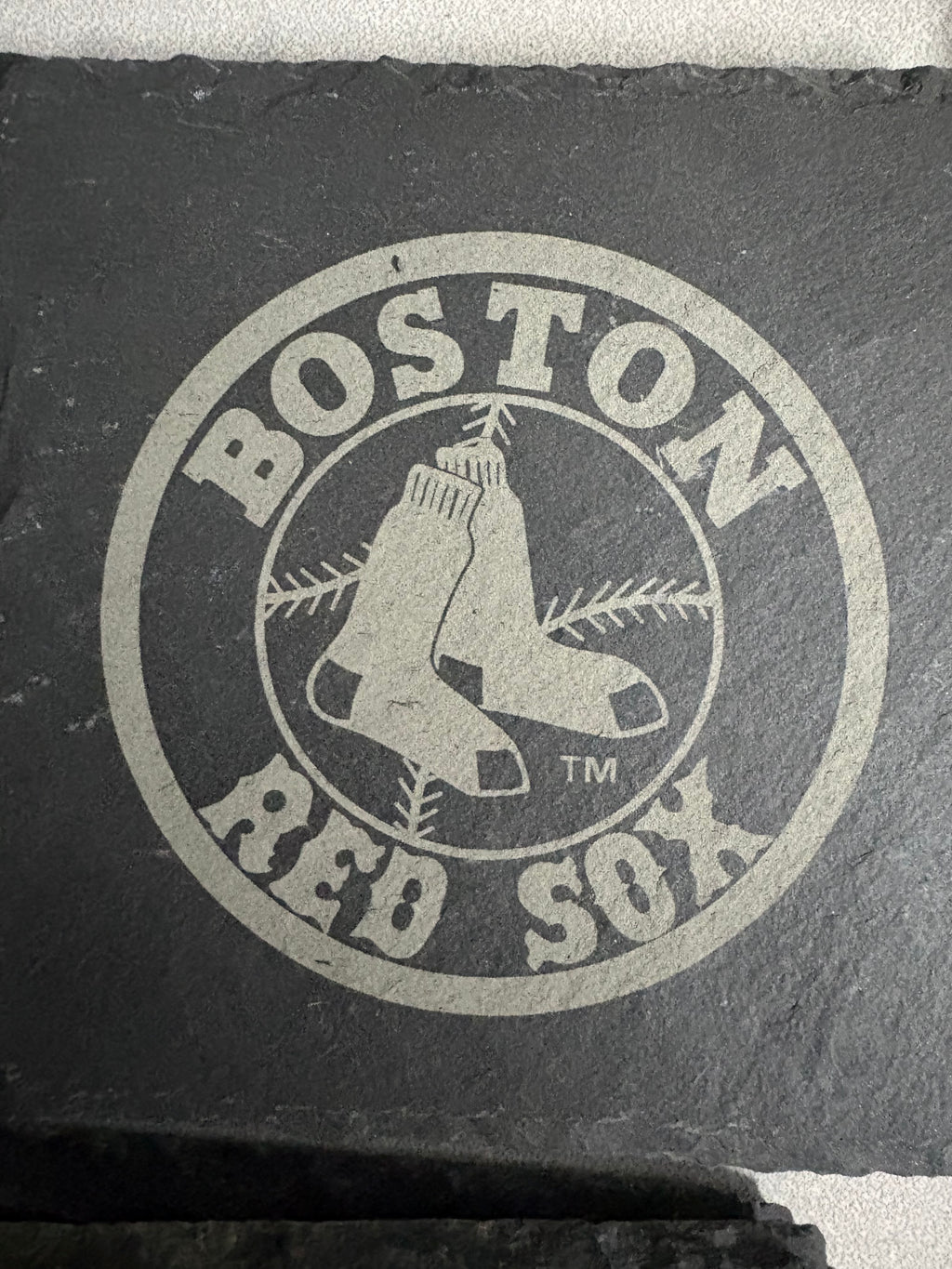 4" Personalized Slate Coaster