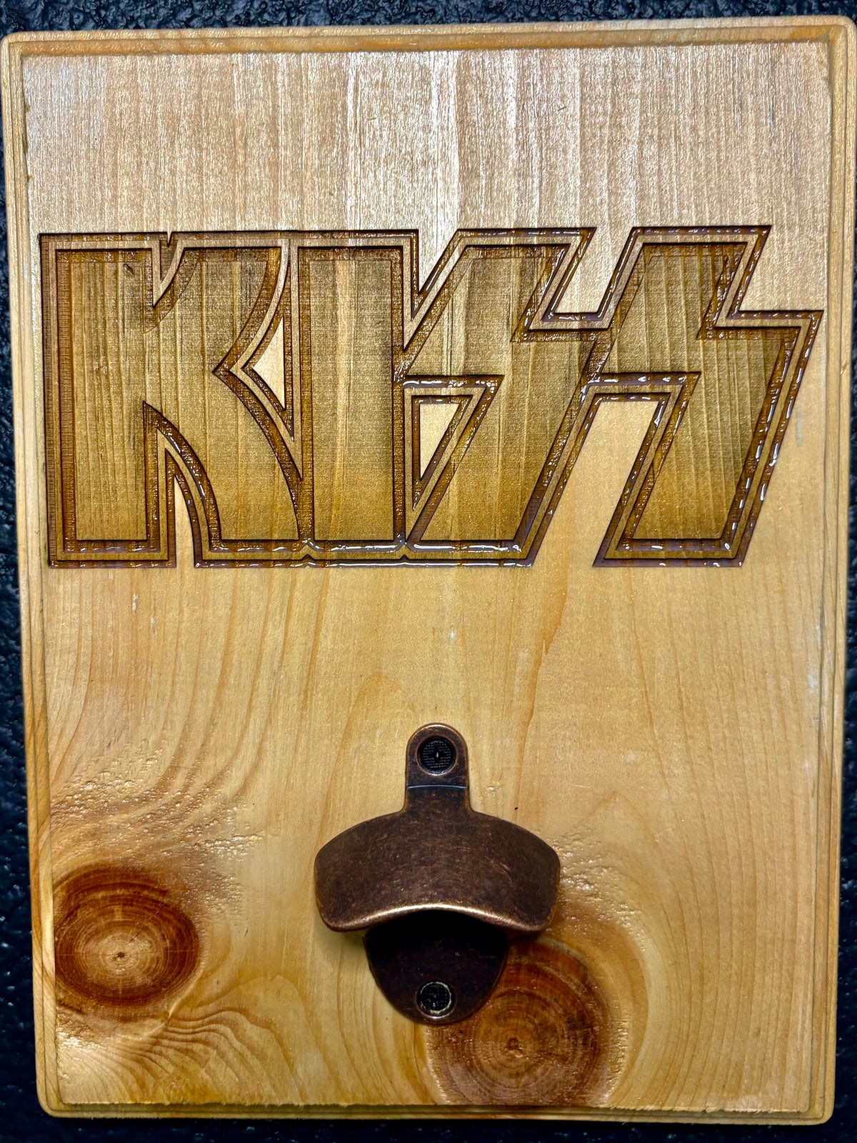 Personalized 9" × 12" Wall-Mounted Bottle Opener