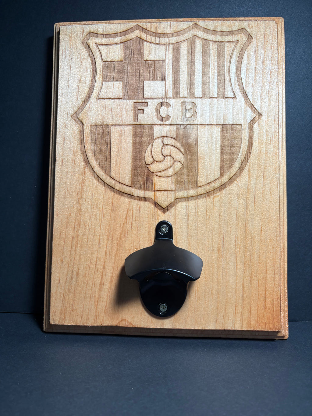 Personalized 9" × 12" Wall-Mounted Bottle Opener