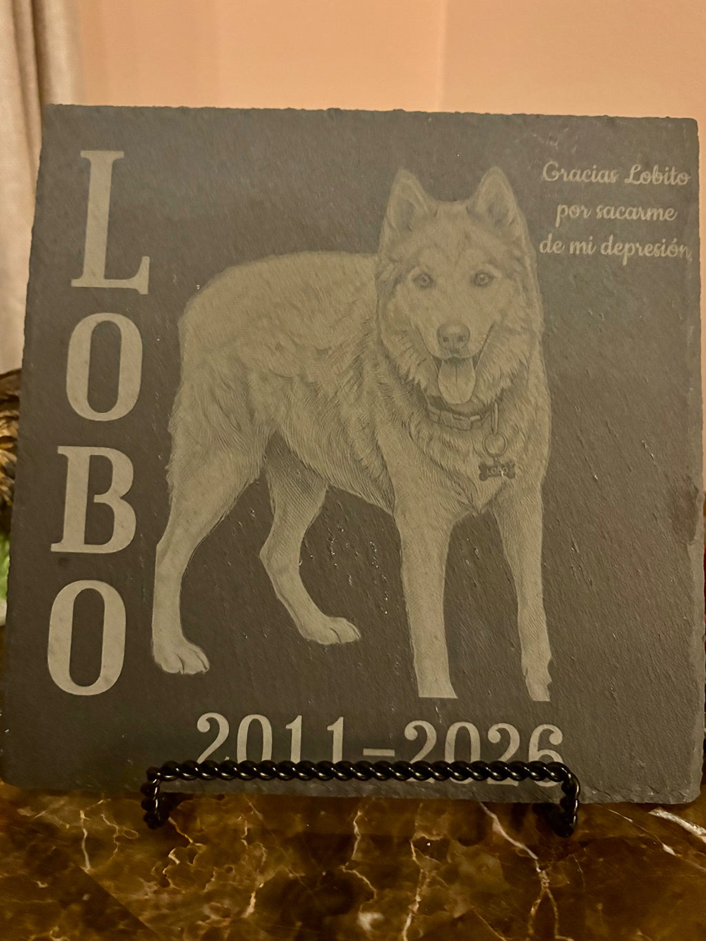 10×10 Personalized Photo Slate